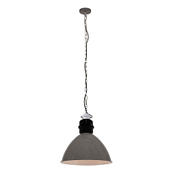 AN Pendant luminaire FRISK, 1 flame, metal, grey