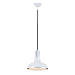 Mexlite Pendant luminaire EDEN, 1 flame, 42cm, white
