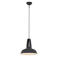 Mexlite Pendant luminaire EDEN, 1 flame, 42cm, black