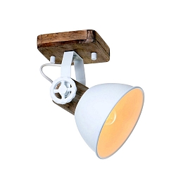 Mexlite Spot GEARWOOD, 1 flame, white