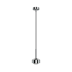 pendant luminaire PUK MINI DROP SOLO (COB LED) up / down, rigid, without lens IP20, chrome dimmable