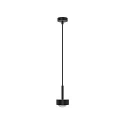 pendant luminaire PUK MINI LONG ONE (COB LED) down, rigid, without lens IP20, black matt dimmable