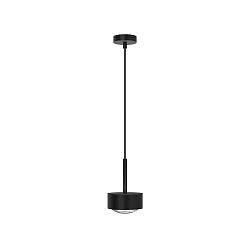 pendant luminaire PUK MAXX LONG ONE (COB LED) down, rigid, without lens IP20, black matt dimmable
