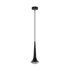 pendant luminaire LOOK AT ME 1 flame, without lens IP20, chrome, black matt dimmable