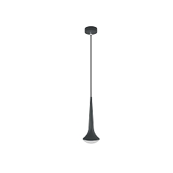 pendant luminaire LOOK AT ME 1 flame, without lens IP20, chrome, anthracite matt dimmable