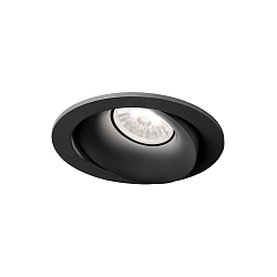 LED Recessed spot RONY 1.0, IP20, 300/500mA, 7/10W 1800-2850K, CRi >95, black