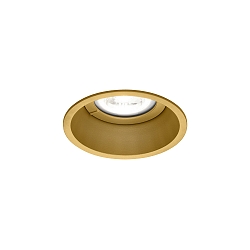 recessed luminaire DEEP 1.0 PAR16 round, with leaf springs GU10 IP20, gold CRI 90