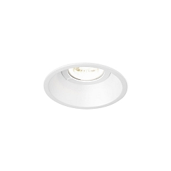 Recessed spot DEEP IP44 1.0 PAR16, GU10 max. 12W, with leaf springs, white