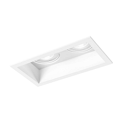 LED Recessed spot PLANO 2.0, 350/500mA, 2x 7/10W 3000K, CRi >90, rotatable/swivelling, white