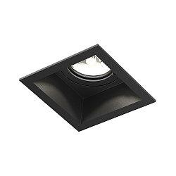 recessed spotlight PLANO IP44 1.0 - LED 1 flame, rigid, with wire springs IP44 / IP20, mat, deep black dimmable