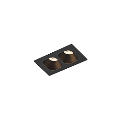 recessed luminaire PIRRO PETIT CEILING REC 2.0 IP20, black matt 5W 340lm 2700K 20-40� 20-40� CRI 90-100