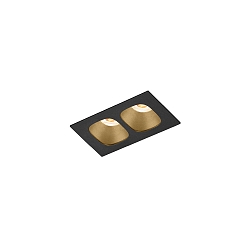 recessed luminaire PIRRO PETIT CEILING REC 2.0 IP20, champagner, black matt 5W 340lm 2700K 20-40� 20-40� CRI 90-100