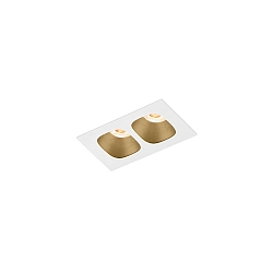 recessed luminaire PIRRO PETIT CEILING REC 2.0 IP20, champagner, white matt 5W 340lm 2700K 20-40� 20-40� CRI 90-100
