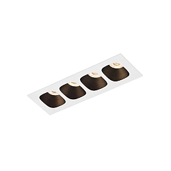 recessed luminaire PIRRO PETIT CEILING REC 4.0 IP20, black matt, white matt 10W 760lm 3000K 20-40� 20-40� CRI 90-100