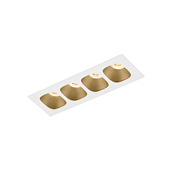 recessed luminaire PIRRO PETIT CEILING REC 4.0 IP20, champagner, white matt 10W 760lm 3000K 20-40� 20-40� CRI 90-100
