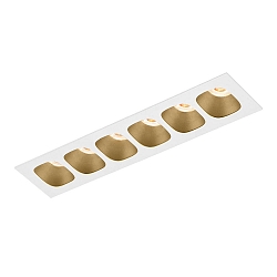 recessed luminaire PIRRO PETIT CEILING REC 6.0 IP20, champagner, white matt 14W 760lm 3000K 20-40� 20-40� CRI 90-100