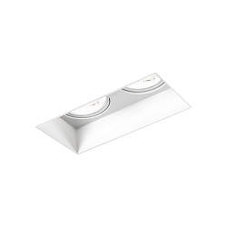 Recessed spot STRANGE 2.0 PAR16, 2x GU10 max. 12W, rotatable/swivelling, white