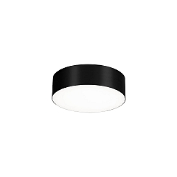 LED Wall /Ceiling luminaire ROBY 1.6, IP44, � 16.5cm, dimmable, white, 13W 3000K, black