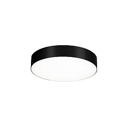 LED Wall /Ceiling luminaire ROBY 2.6, IP44, � 26.5cm, dimmable, white, 18W 2700K, black