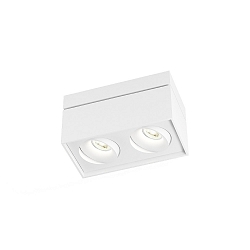Ceiling luminaire SIRR0 2.0 PAR16, 2x GU10 max. 12W, rotatable and swivelling, white