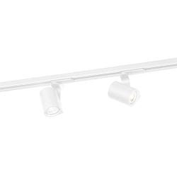 1-phase Spot SQUBE ON TRACK 1.0 PAR16, GU10 max. 12W, incl. adapter, white