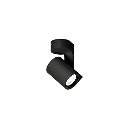Wall /Ceiling Spot SQUBE ON BASE 1.0 PAR16, GU10 max. 12W, swivelling 90�, black
