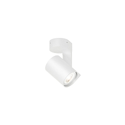 Wall /Ceiling Spot SQUBE ON BASE 1.0 PAR16, GU10 max. 12W, swivelling 90�, white