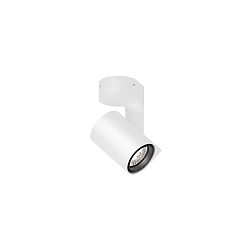 LED Wall /Ceiling Spot SQUBE ON BASE 1.0, 6W 1800-2850K, swivelling 90�, white