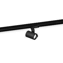 LED 3-phase Spot SQUBE ON TRACK 2.0, 12W 2700K, incl. adapter, black