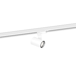 LED 3-phase Spot SQUBE ON TRACK 2.0, 12W 1800-2850K, incl. adapter, white