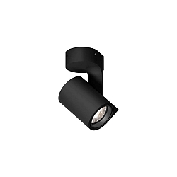 spot SQUBE ON BASE CEILING SURF 1.1 IP20, black matt dimmable