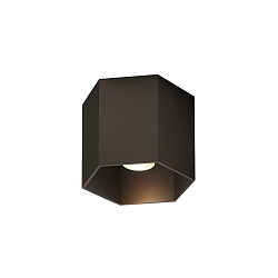 Ceiling luminaire HEXO 1.0 PAR16, GU10 max. 12W, bronze