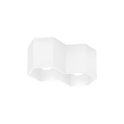 Ceiling luminaire HEXO 2.0 PAR16, 2x GU10 max. 12W, white