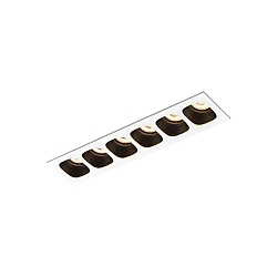 recessed luminaire PIRRO 6.0 IP20, black matt, white matt dimmable 30W 2400lm 2700K 20-40� 20-40� CRI 90-100
