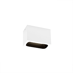 ceiling luminaire PIRRO OPAL CEILING SURF 2.0 IP20, black matt, white matt dimmable