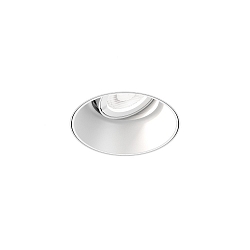 ceiling recessed luminaire DEEP ADJUST PETIT 1.0 TRIMLESS flush, cardanic swivelling IP20, mat, traffic white dimmable
