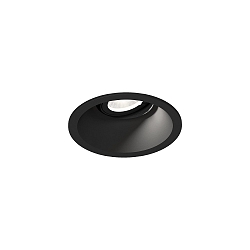 ceiling recessed luminaire DEEP ADJUST PETIT 1.0 with leaf springs, cardanic swivelling IP20, mat, deep black dimmable