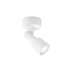 Wall /Ceiling luminaire SARA 1.1 PAR16, GU10 max. 12W, rotatable/swivelling, white