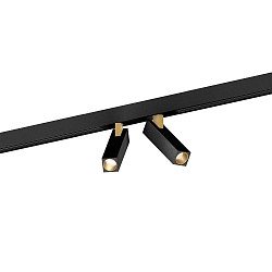 LED Track spot MICK ON TRACK 2.0 for STREX SYSTEM 48V, 19W 3000K, CRi >90, black gold