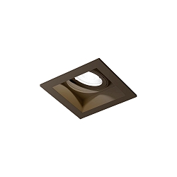 LED Recessed spot PLANO PETIT ADJUSTABLE 1.0, 350mA, 6W 1800-2700K, CRi >95, bronze