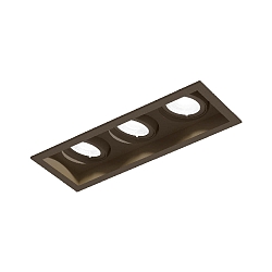 LED Recessed spot PLANO PETIT ADJUSTABLE 3.0, 350mA, 3x 6W 1800-2700K, CRi >95, bronze