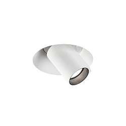 recessed luminaire BLIEK PETIT TRIMLESS CEILING REC 1.0 IP20, white matt dimmable 6W 470lm 2700K 20-40� 20-40� CRI 90-100