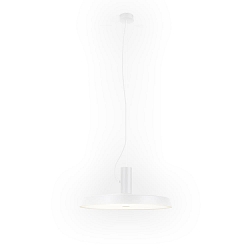 pendant luminaire ROOMOR OFFICE CABLE SUSP 1.0 MICROPRISM IP20, white matt dimmable