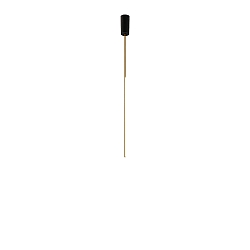 ceiling luminaire FINLIN CEILING SURF 1.0 IP20, champagner, black matt dimmable