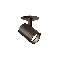 LED Recessed spot CENO 1.0, 2700K, CRi >90, rotatable/swivelling, dimmable, bronze