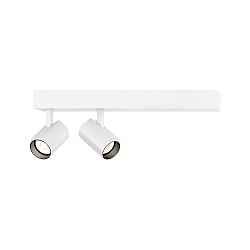 LED Spot CENO 2.0, 2 flames, 2700K, CRi >90, rotatable/swivelling, dimmable, white