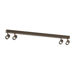 LED Spot CENO 4.0, 4 flames, 3000K, CRi >90, rotatable/swivelling, dimmable, bronze