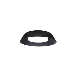 LED Wall /Ceiling luminaire TOWNA 1.0, IP44, � 25.4cm, 3000K, dimmable, black