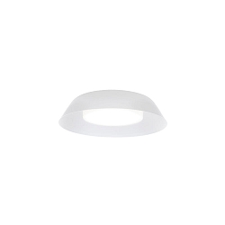 LED Wall /Ceiling luminaire TOWNA 1.0, IP44, � 25.4cm, 2700K, dimmable, white