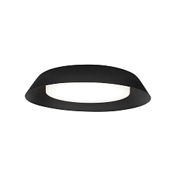 LED Wall /Ceiling luminaire TOWNA 2.0, IP44, � 37.1cm, 2700K, dimmable, black